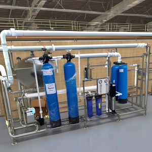 Système de traitement d'eau par osmose inverse 500L/heure avec moteur et pompe, garantie 1 an pour la purification de l'eau potable - Product Image 2