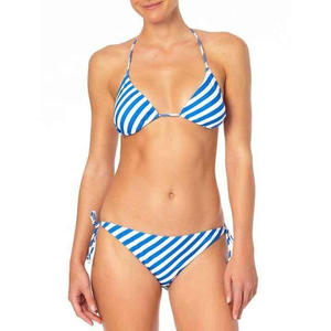 Conjunto de Bikini Triangular para Mujer, Traje de Baño de Dos Piezas Ajustable con Almohadillas Extraíbles para Playa, Piscina, Vacaciones de Verano, Color Personalizado - Product Image 5