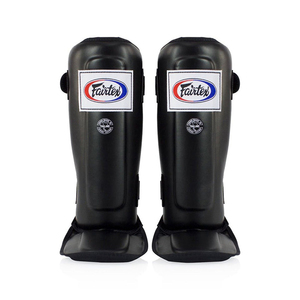 Protège-tibias Fairtex MMA de qualité supérieure, neufs, nouveau design, protection des jambes en cuir PU, pour Muay Thai et Kickboxing. - Product Image 1
