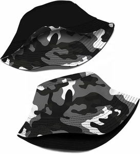 Sombreros de Pescador con Diseño Sublimado de Camuflaje, Reversibles, para Verano, Playa y Protección Solar - Product Image 3