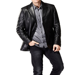 Men <b>Leather</b> Coat Modern Style Casual Outerwear Men <b>Leather</b> Coat Belt Style <b>Long</b> <b>Leather</b> <b>Jacket</b> Men <b>Leather</b> Coat - Product Image 4