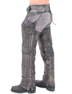 Fabricant direct d'usine INTRAX WORLD, chaps en cuir personnalisés pour moto, modèle IW-LC-05, produit phare, dernier modèle - Product Image 2