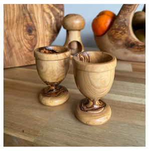 Tazas para huevos cocidos de madera de diseño de lujo, calidad perfecta, con logo personalizado, 4 piezas, para decoración de mesa de hotel, a precio económico. - Product Image 5