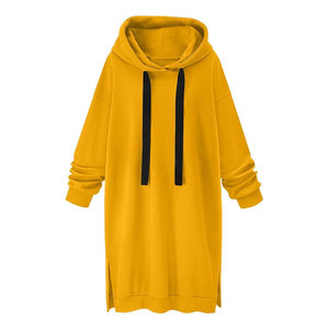 Sudaderas con Capucha Largas para Mujer, 100% Algodón, Diseño de Logotipo Personalizado, Transpirables - Product Image 1