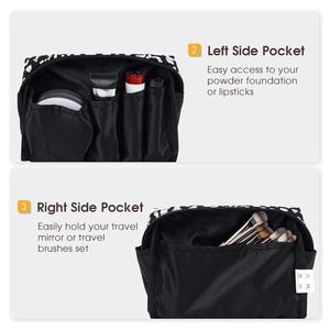 Small Cheetah Print Cosmetic Bag with Zipper <b>Cute</b> Travel Makeup Pouch with Compartments Mini <b>Purse</b> Accessory - Product Image 3