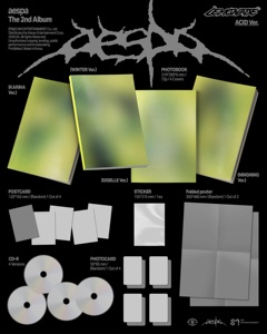 AESPA - [ LEMONADE ] อัลบั้มชุดที่ 2 (ACID Ver.) อัลบั้มซีดีเคป๊อปขายดีที่สุดในเกาหลีสำหรับทุกวัย - Product Image 5
