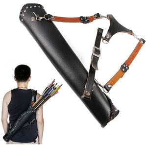 Premium Leather Archery <b>Quiver</b> Lightweight Durable Design Adjustable Strap Outdoor Practice And Hunting Use Equipment - Product Image 1