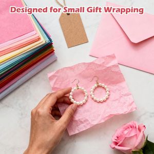 Carta Velina in 40 Colori, 320 Fogli per Lavori Fai-da-Te, Sacchetti Regalo 14x10 Pollici per Matrimoni e Feste di Compleanno - per Progetti Creativi - Product Image 3