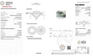 Diamant de laboratoire certifié IGI, pureté VVS, vert vif fantaisie, 5 carats, taille ronde, cultivé en laboratoire, diamant non monté pour bague - Product Image 2