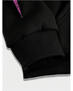 Sudadera con capucha de forro polar cálida para hombre, con cremallera, bolsillos, ajuste regular, forro interior acogedor, de secado rápido, transpirable, 380g de alta calidad - Product Image 4