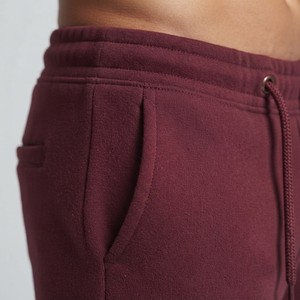 Shorts Bermuda en coton uni pour homme, taille élastique, décontractés, respirants, mi-hauts, pour l'été, avec poches latérales - Product Image 4