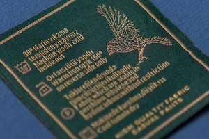 Etiqueta de Ropa Personalizada, Fabricante de Insignias Tejidas de Alta Calidad para Ropa, Uniformes Escolares, Logotipo de Marca, Etiquetas Personalizadas - Product Image 4