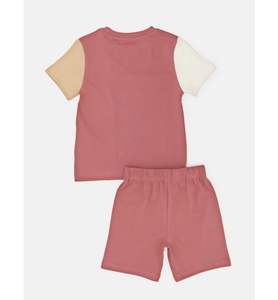 Conjunto de Camiseta de Manga Corta Oversize con Logo de Marca Personalizado y Pantalones Cortos de Ciclismo 2026 al por Mayor para Niños y Niñas, Conjunto de Ropa de Dos Piezas para Niños - Product Image 6