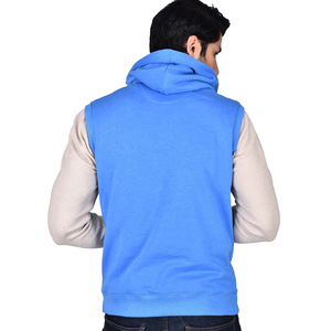 Sweat-shirt à capuche zippé en molleton écologique pour garçons et hommes, style athlétique, mode estivale, mélange de coton confortable, fournisseur OEM ODM - Product Image 5