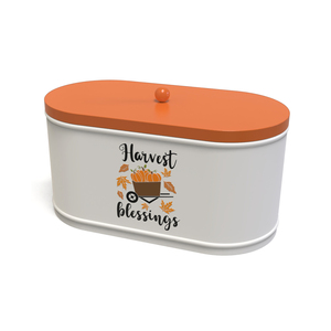 Vintage Floral Design Metal Food <b>Storage</b> <b>Container</b> with Airtight Lid for <b>Kitchen</b> Use - Product Image 2