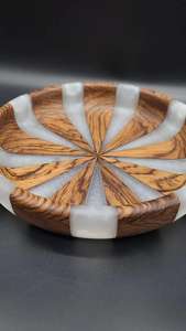 Elegante tazón de resina para servir, para mesa de comedor, ensalada de frutas, aperitivos, vajilla decorativa para mesa de cocina, decoración moderna para el hogar - Product Image 2