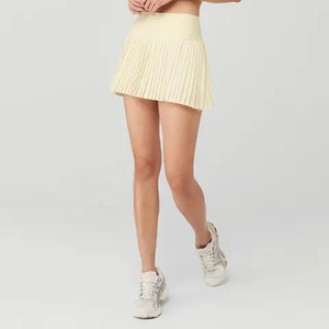 Best Factory Direct Supplier's Comfortable Women's 100% Polyester High Waist Mini Beaded <b>Wrap</b> Design <b>Skirt</b> - Product Image 5