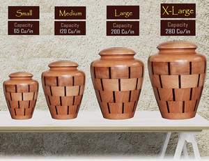 Wooden <b>Urn</b> for Ashes Handcrafted Wooden Cremation <b>Urn</b> for Human Ashes <b>Large</b> Keepsake Memorial <b>Urn</b> for Adults - Product Image 1