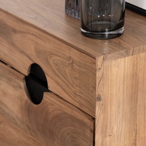 Cómoda de 8 cajones Vandana Royal Haven en madera de acacia natural Spot - Product Image 4