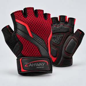New Arrival Cycling Gloves Durable Fabric Comfortable Fit Breathable Design Anti Slip Grip Shock Absorbing Palm For Cycling - Product Image 2
