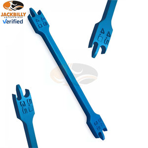 Jauge de hauteur d'attache orthodontique de haute qualité, en acier inoxydable bleu, outil de mesure dentaire précis, instruments médicaux - Product Image 3