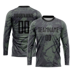 ชุดฟุตบอลสีน้ำเงิน ขาว ดำ แบบซับลิเมชั่น ปรับแต่งได้เต็มรูปแบบ เสื้อฟุตบอลพรีเมียม ระบายอากาศได้ดี สำหรับนักกีฬา - Product Image 6