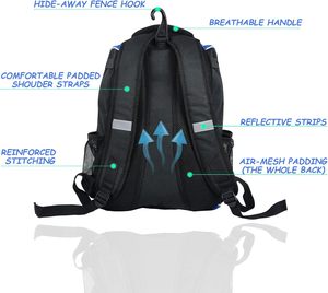 Mochila de Béisbol de Poliéster Personalizada de Alta Calidad Roziv Sports, Equipo Deportivo de Softbol, Tamaño y Color Personalizables, Unisex - Product Image 2