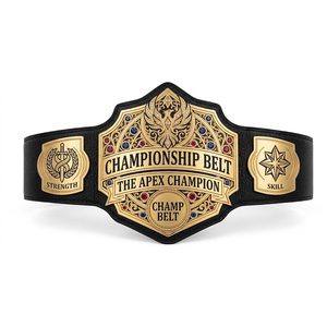 Ceintures de championnat personnalisées OEM ODM, prix d'usine de haute qualité, logo personnalisé, finition premium, fournisseur de ceintures de récompense - Product Image 1