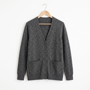 Cárdigan de Invierno para Mujer, Mezcla de Lana, Clásico, Cálido, Informal Elegante, Tejido, OEM, ODM, Venta al Por Mayor, Fábrica, Logotipo Personalizado, MOQ Bajo - Product Image 3