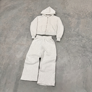 Wholesale Custom Autumn Breathable Plus Size Maternity Blank Plain Solid Color Tracksuit <b>Men</b> Sweatpants Shorts Hoodie Set for - Product Image 5