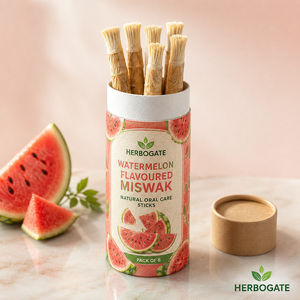 Paquetes de Miswak con Sabor a Sandía, Paquete de 6 Palitos Herbales de Alta Calidad para el Cuidado Bucal que Proporcionan una Limpieza Suave de los Dientes y Encías Saludables - Product Image 4