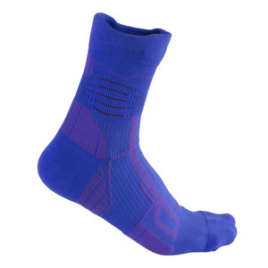 Chaussettes de sport grises en coton, élasthanne et nylon, épaisses, absorbant la transpiration, respirantes, pour le yoga et le football, pour adultes, utilisation estivale - Product Image 4