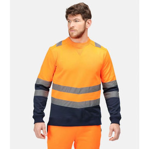 Nouvel Arrivage – Sweat-shirt de Travail Haute Visibilité pour Homme, Orange, Manches Longues, T-shirt Haute Visibilité, T-shirt Personnalisable Haute Visibilité - Product Image 4