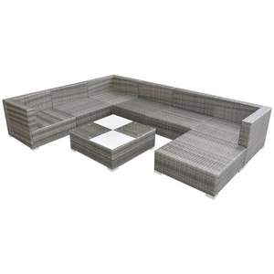 Juego de muebles de patio gris de 8 piezas - Product Image 3