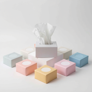 Custom Printed 3 Ply Box <b>Tissue</b> Soft Smooth Hygienic Facial <b>Tissues</b> for Restaurants Guest Rooms Conference Halls - Product Image 3