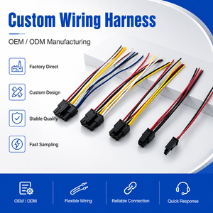 Connecteur de câblage à sertir JST Molex 3-6 broches pour éclairage LED, ordinateur, moto, automobile, stéréo - Product Image 1
