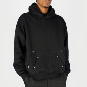 Factory Price custom zip up hoodies with rib knit hem hoodie construction for apparel suppliers - Product Image 2