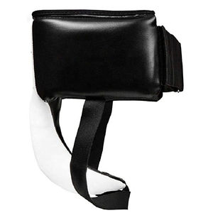 Protège-guêtres de boxe blanc avec sangles noires en PU – Équipement de protection pour l'entraînement, utilisable toutes saisons - Product Image 4