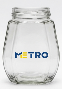Frasco de Vidrio Octagonal Premium de 100 ml, Apto para Alimentos, con Tapa Hermética, para Almacenar Miel, Mermelada y Especias, para Uso en la Cocina del Hogar - Product Image 1