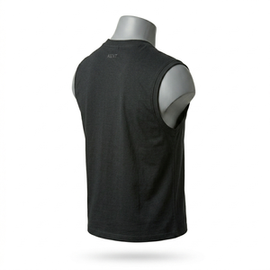 Private Label Heavyweight Oversized Sleeveless T-Shirt Custom Brand Logo Boxy Fit Streetwear Tank <b>Top</b> Men Manufacturer Wholesale - Product Image 6