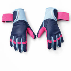Gants de frappe en cuir blanc WARPRO INDUSTRY, main gauche, respirants, rembourrés, fermeture auto-agrippante, unisexe, équipement d'entraînement pour adultes - Product Image 4