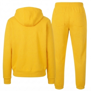ชุดเซ็ตเสื้อฮู้ดและกางเกงลำลองแฟชั่นสำหรับผู้ชาย ชุดกีฬาสองชิ้น - Product Image 3