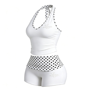 <b>Women's</b> Seamless Yoga Jumpsuit Workout Fitness Bodysuit High Waist Gym Sportswear Custom Logo Sleeveless Athletic <b>Romper</b> - Product Image 3