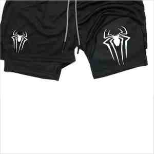 Shorts de Compresión para Hombre al por Mayor, de Cintura Elástica, Secado Rápido, Doble Capa, Anti-Exposición - Product Image 3