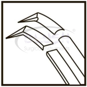 Cross Action Capsulorhexis Forceps Curved Blue Ophthalmic Cataract Surgery Capsulotomy Instrument By <b>Blush</b> Surgical - Product Image 5