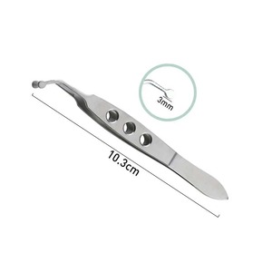 1 unidad Pinza de masaje de acero inoxidable/titanio para glándulas de Meibomio y párpados, herramienta oftálmica, 6 tipos opcionales - Product Image 4