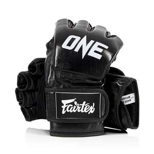 ถุงมือ MMA แบบครึ่งนิ้วรุ่นใหม่ขายดี ถุงมือหนัง Fairtex สำหรับชกมวยไทย ฝึกซ้อมต่อสู้ - Product Image 2