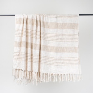 Manta de Algodón Suave Personalizada al por Mayor, Manta Decorativa para Sofá, Manta de Algodón Indio - Product Image 3