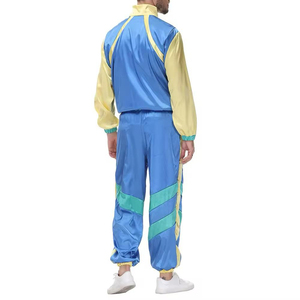 Custom <b>Men's</b> Hooded Solid Windbreaker Tracksuit Cotton Sport <b>Jacket</b> 2 in 1 Design Track Jogging <b>Half</b> <b>Zip</b> Windbreaker Tracksuit - Product Image 6