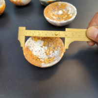 Handgesneden Cobra Jade Edelsteen Schaal Premium Kwaliteit Draagbaar Natuurlijke Liefdesstijl Huisdecoratie Meditatie Genezend Cadeau